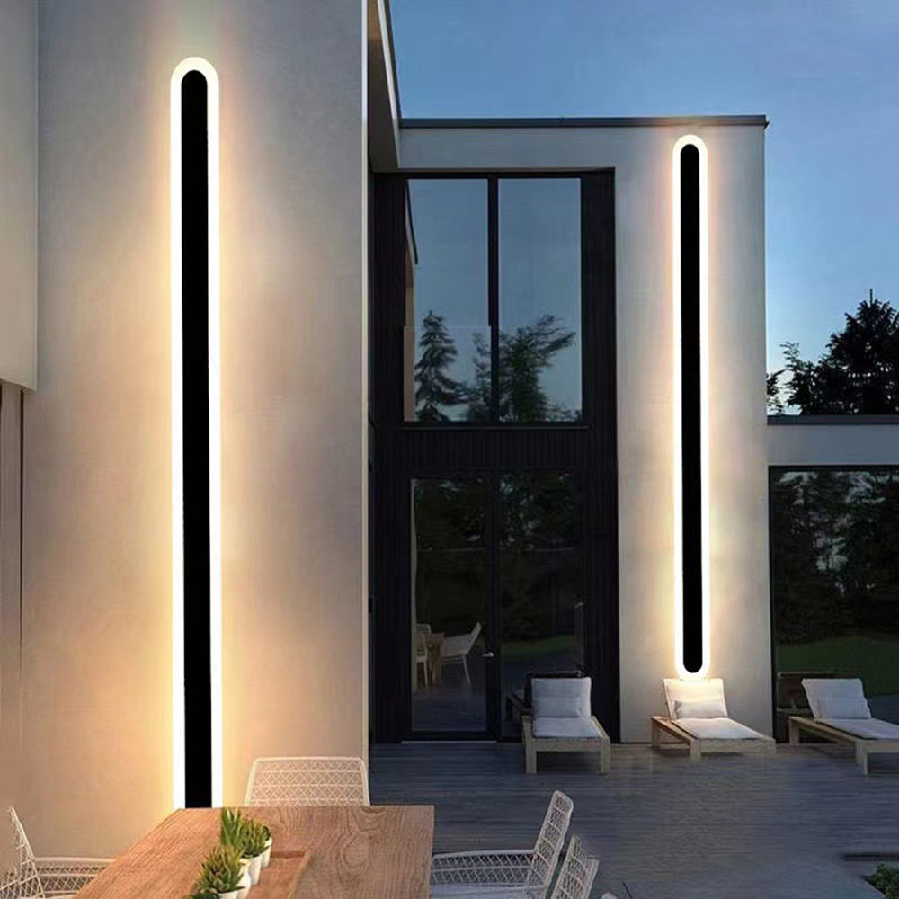 Rio Outdoor Wall Lamp Linear Oval