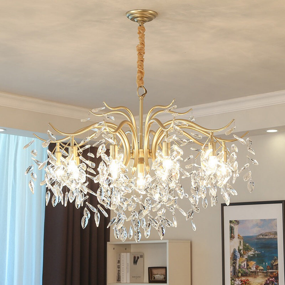 Kristy Elegante LED Fiore Lampada a Sospensione Moderno Lusso