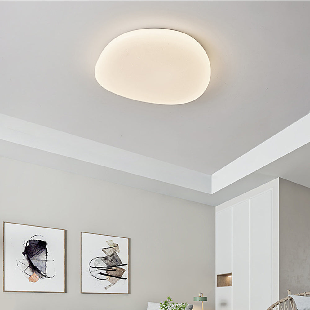 Raviq Flush Mount Ceiling Light, Pebbles Shape