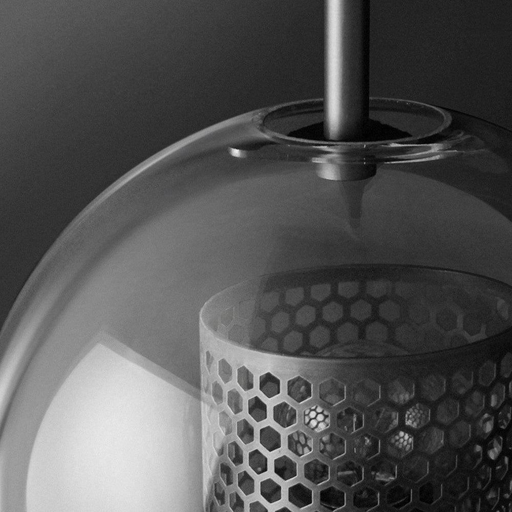 Seniq Industrial Classy Global Clear Glass Wall Lamp