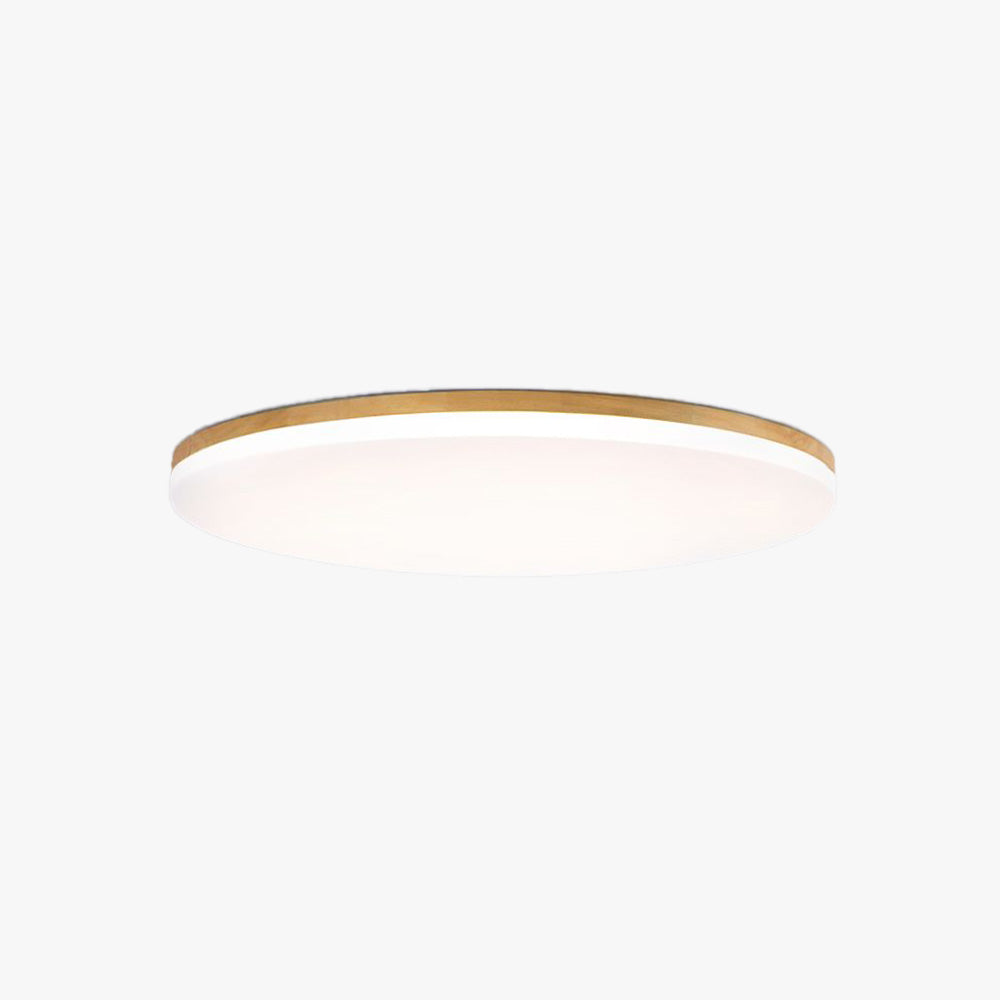 Muto Minimalista LED Plafoniere Legno Acrilico Bianco Rotondo Soggiorno/Camera da Letto