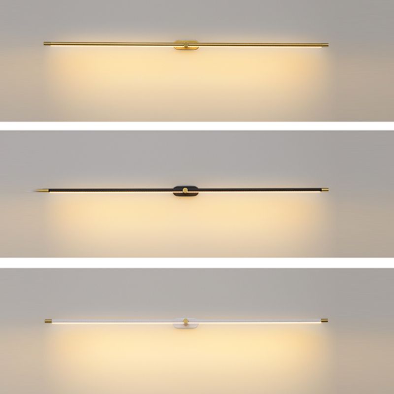 Arisha Moderne Design LED Applique Metallo/Acrilico Nero/Oro/Bianco