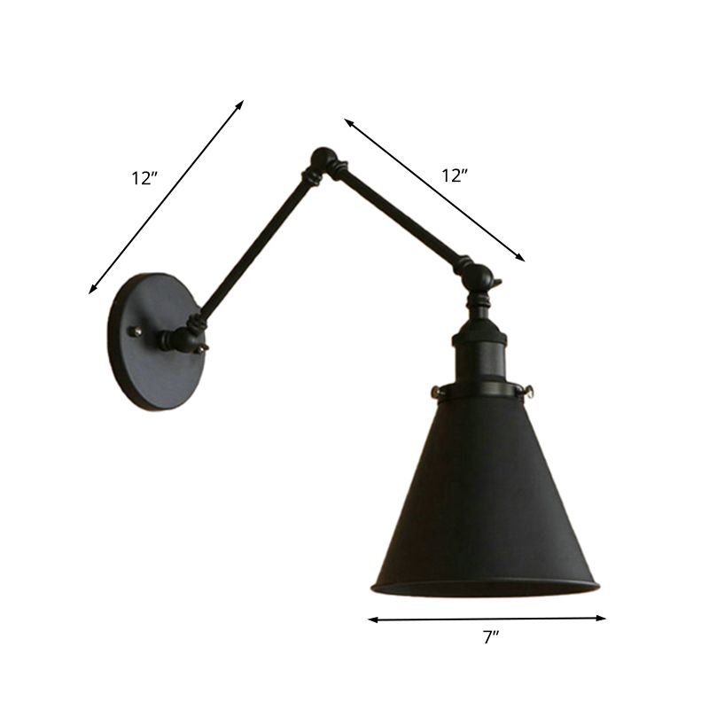 Calven Wall Lamp Vintage Adjustable Living Room