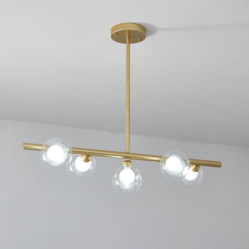 Lumirel Pendant Light Linear Bubble Glass