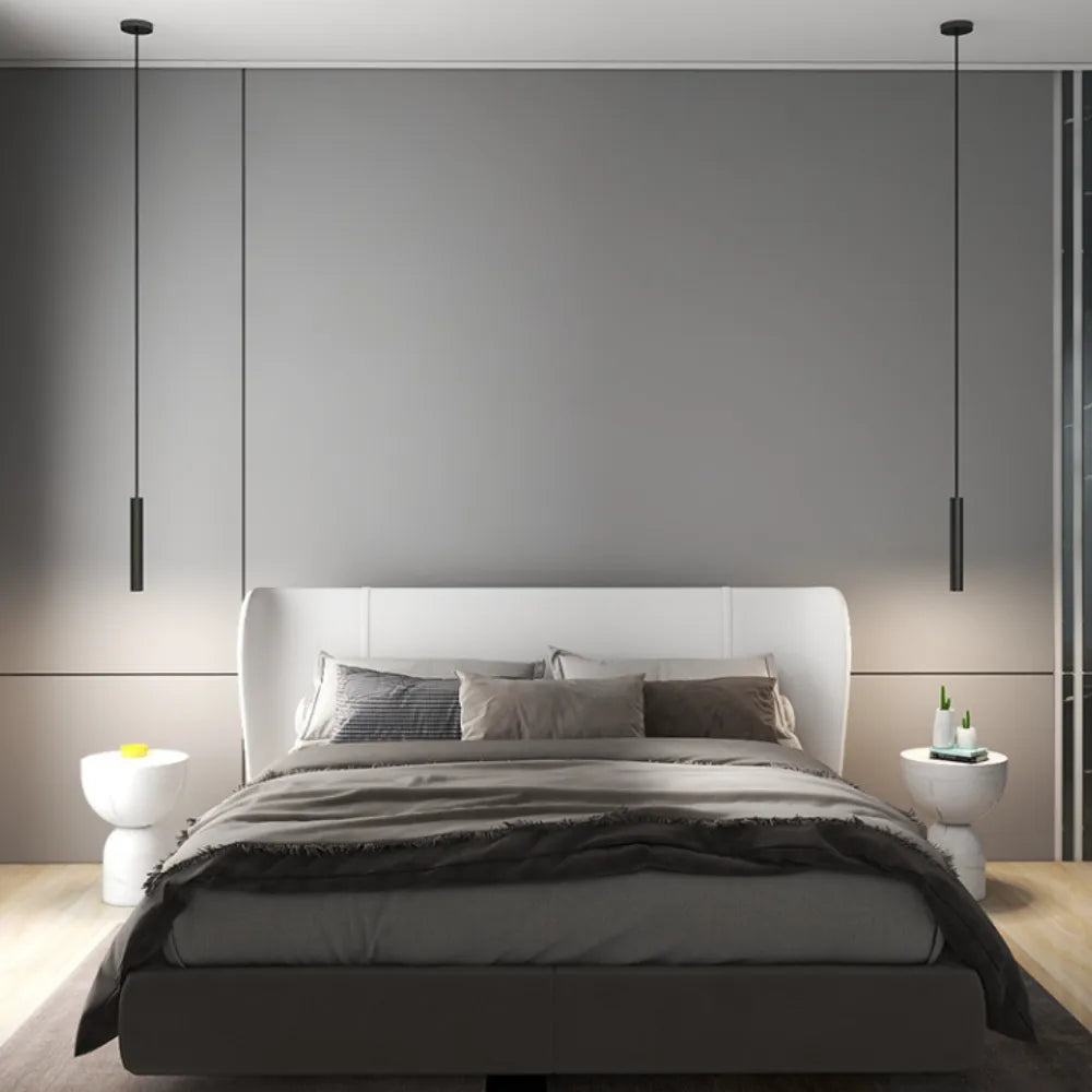 Selvor Pendant Light Minimalist Linear Black