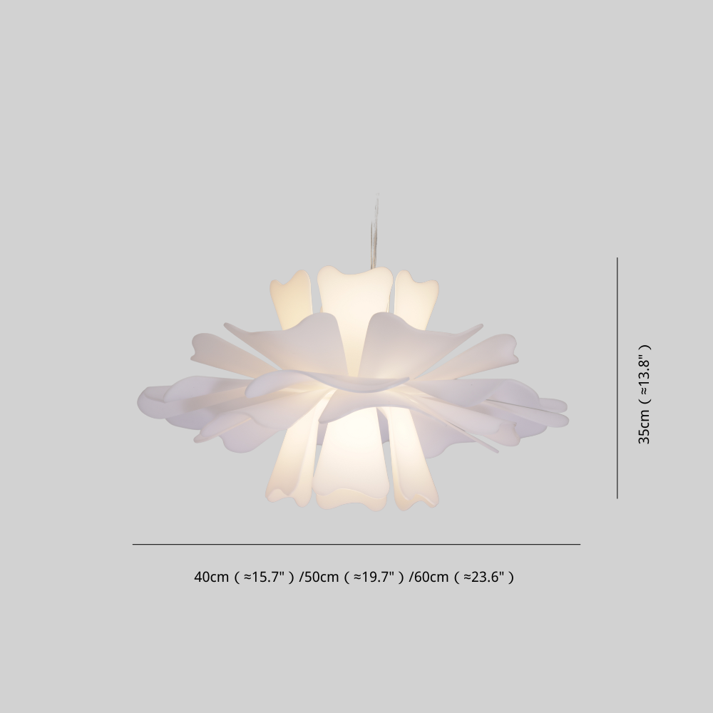 Arisha Moderni LED Lampada a Sospensione Bianco Fiore