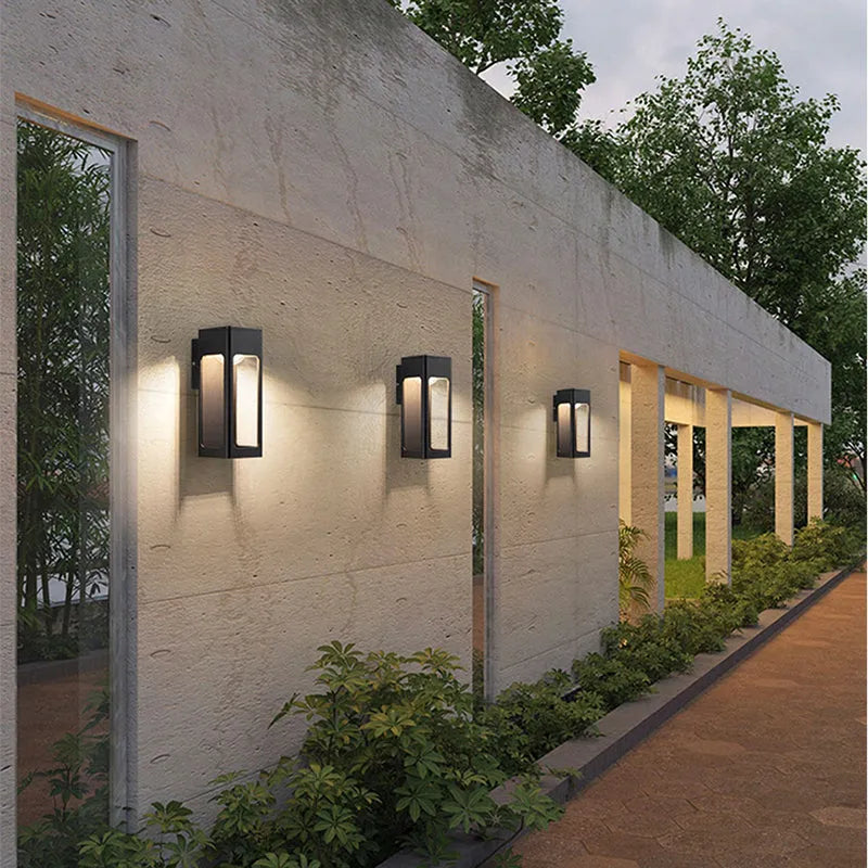 Teniq Modern Waterproof Minimalist Geometric Outdoor Wall Light