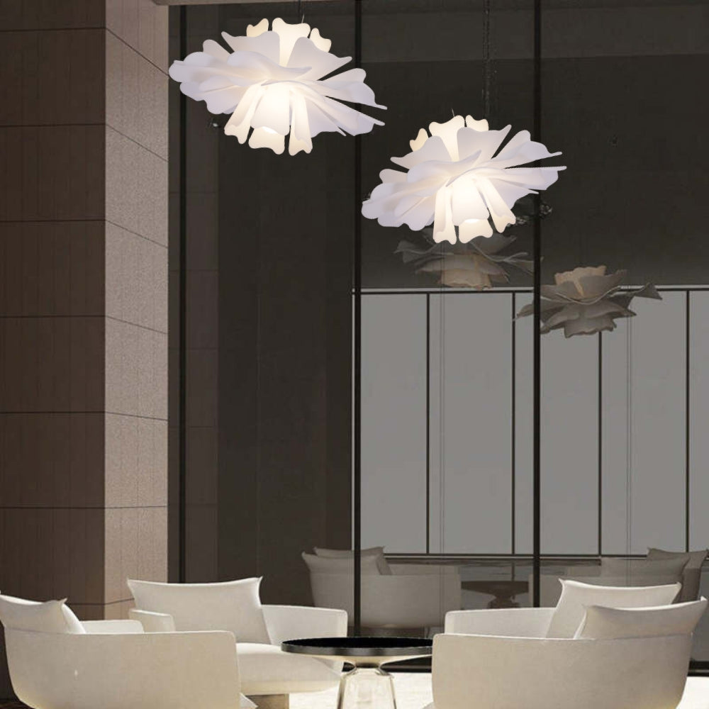 Arisha Moderni LED Lampada a Sospensione Bianco Fiore