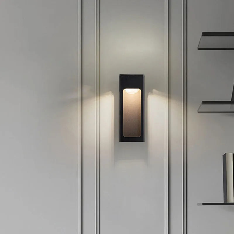 Teniq Modern Waterproof Minimalist Geometric Outdoor Wall Light