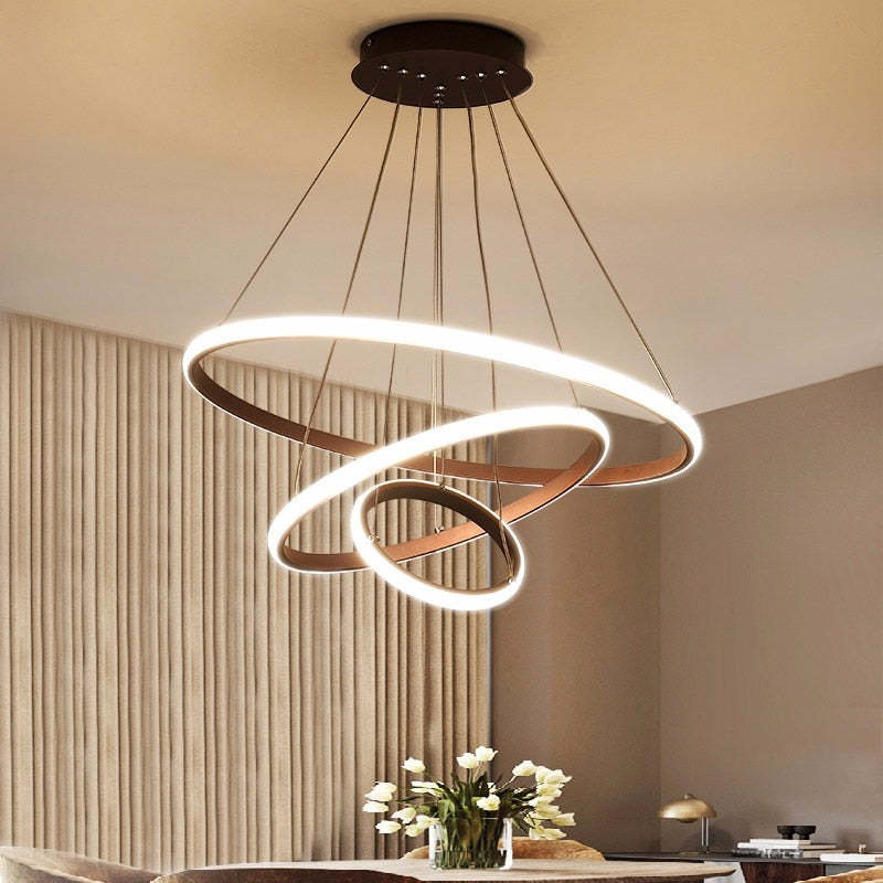 Arisha Design LED Lampada a Sospensione Anello Moderna
