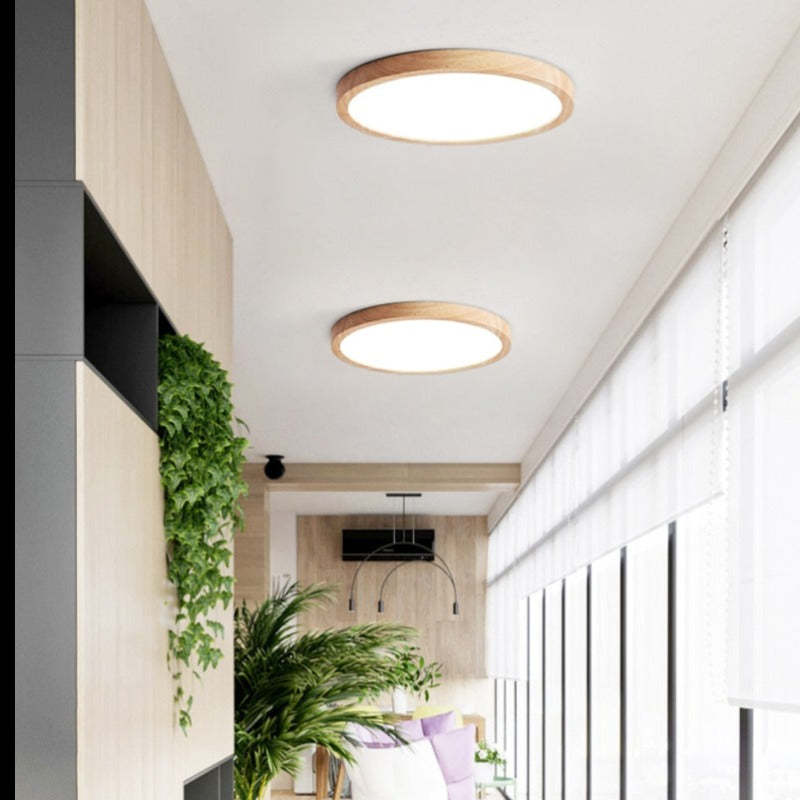 Orvix Ceiling Light Wood LED Minimalist