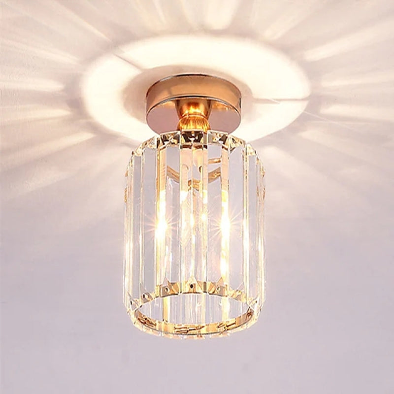 Cerin Modern /Crystal Ceiling Light, 3 Colors