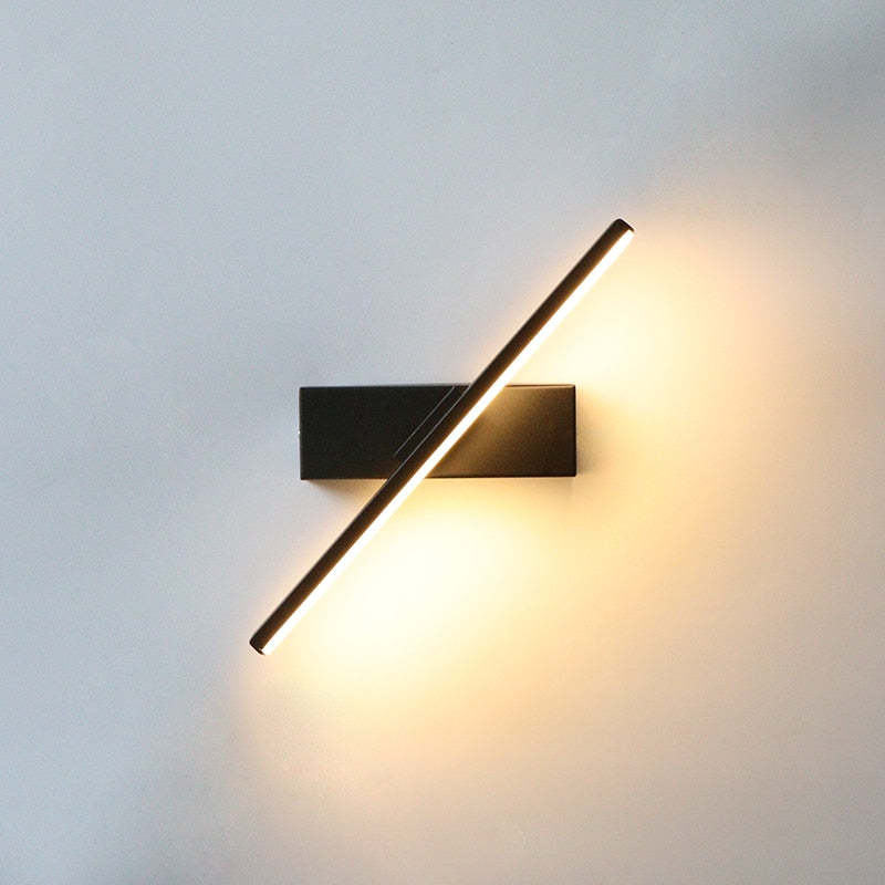 Arisha Moderna LED Applique Nero/Bianco Girevole Camera da Letto Soggiorno