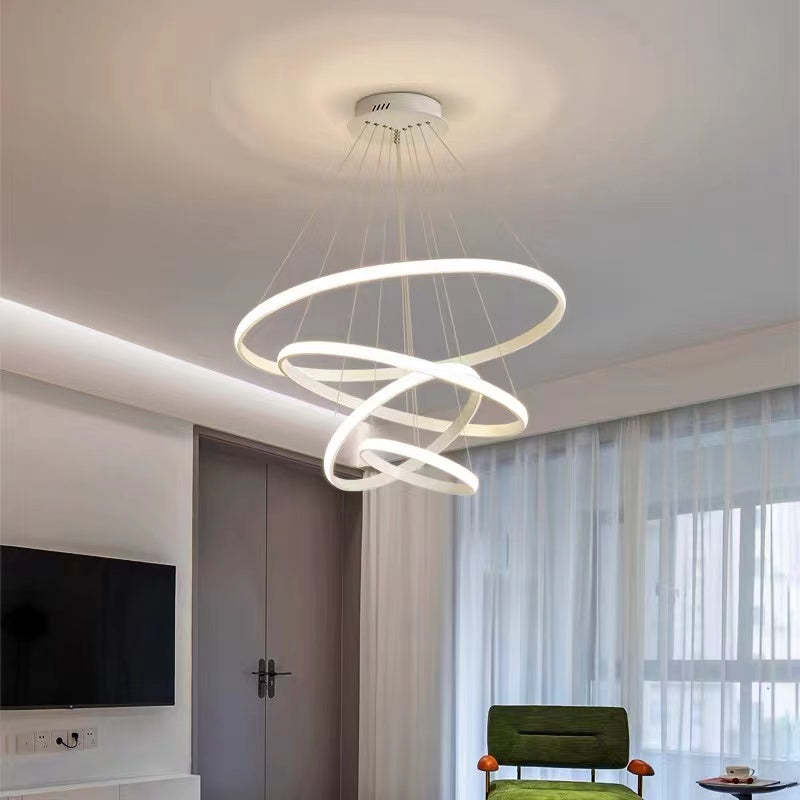 Tavonex Modern Ring Pendant Light, 2/3/4 Rings