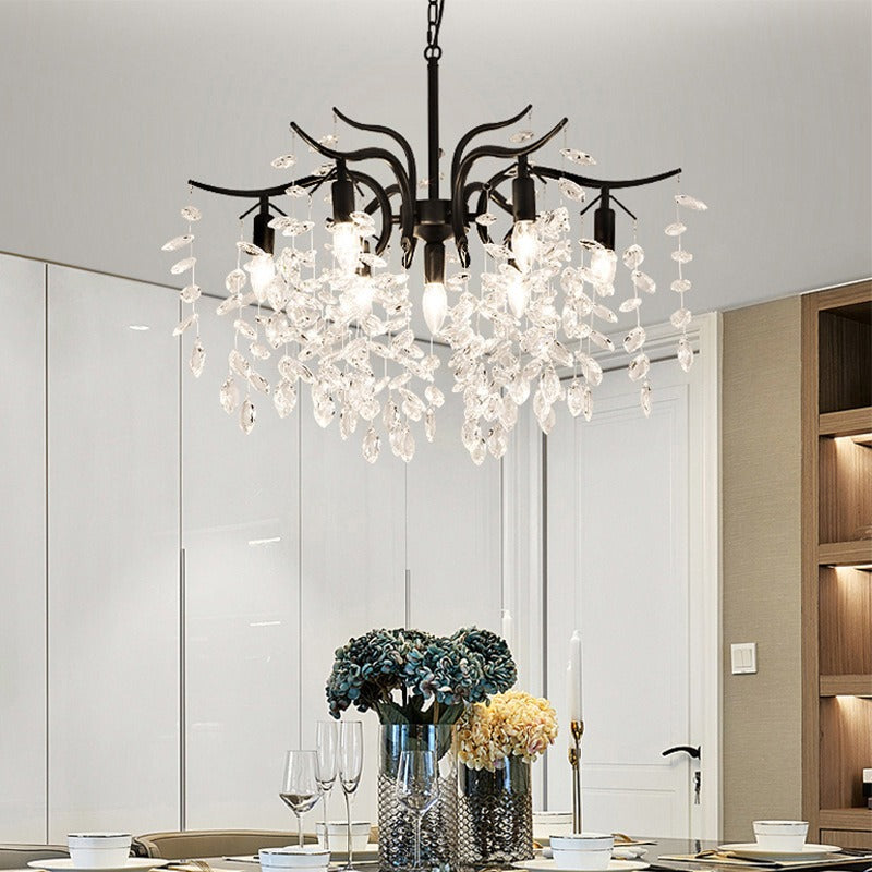 Kristy Elegante LED Fiore Lampada a Sospensione Moderno Lusso