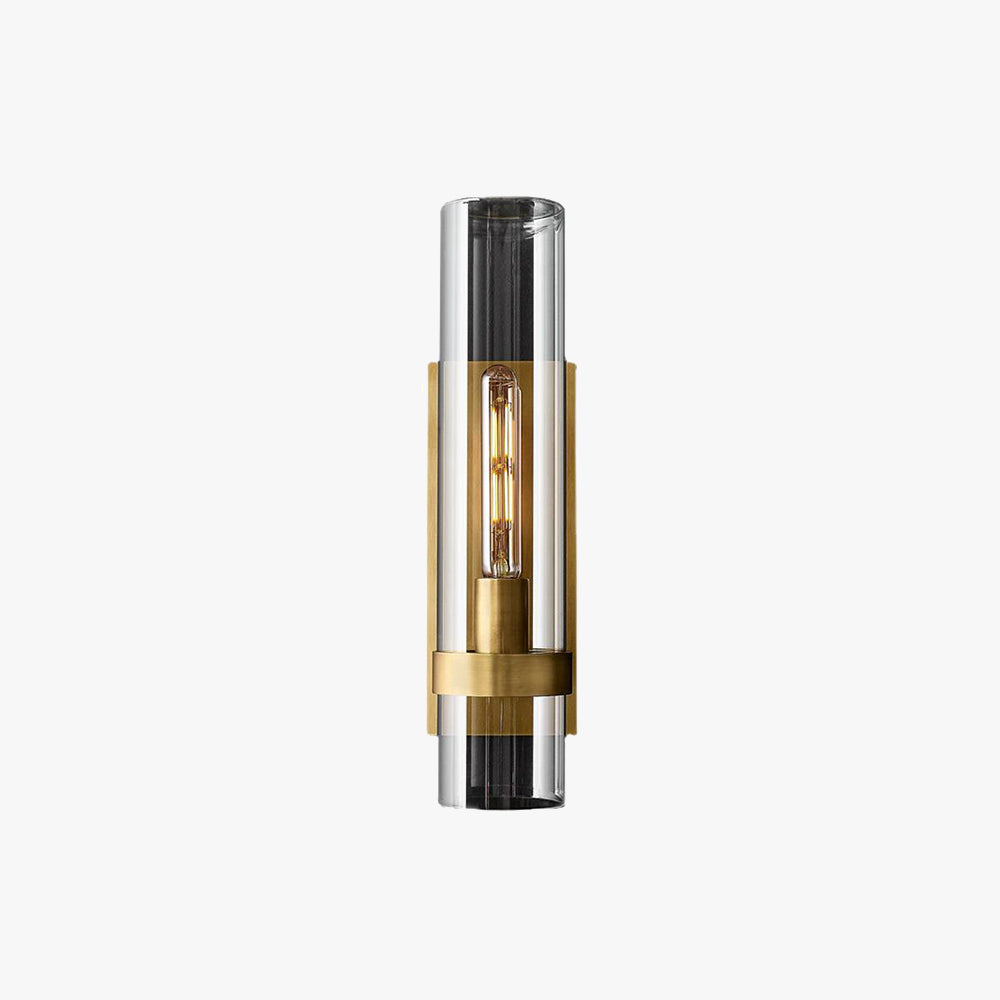 Zenil Glass Cylinder Modern Wall Light