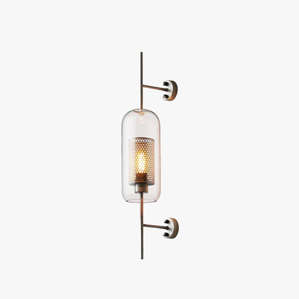Seniq Industrial Classy Global Clear Glass Wall Lamp