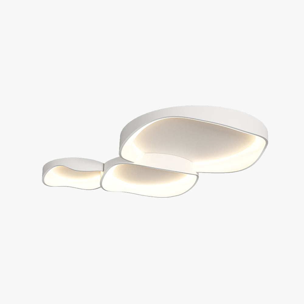 Arisha Moderna LED Irregolare Plafoniera Bianca Onda