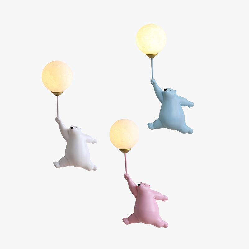 Dio Bear Balloon Wall Reading Lamp