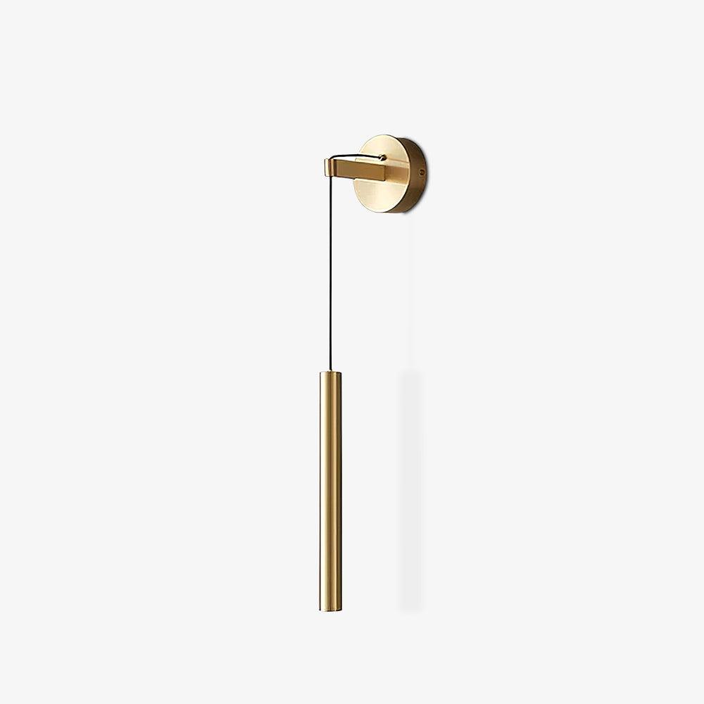 Thomasina Modern Minimalist Line Brass Wall Light - Letslighting