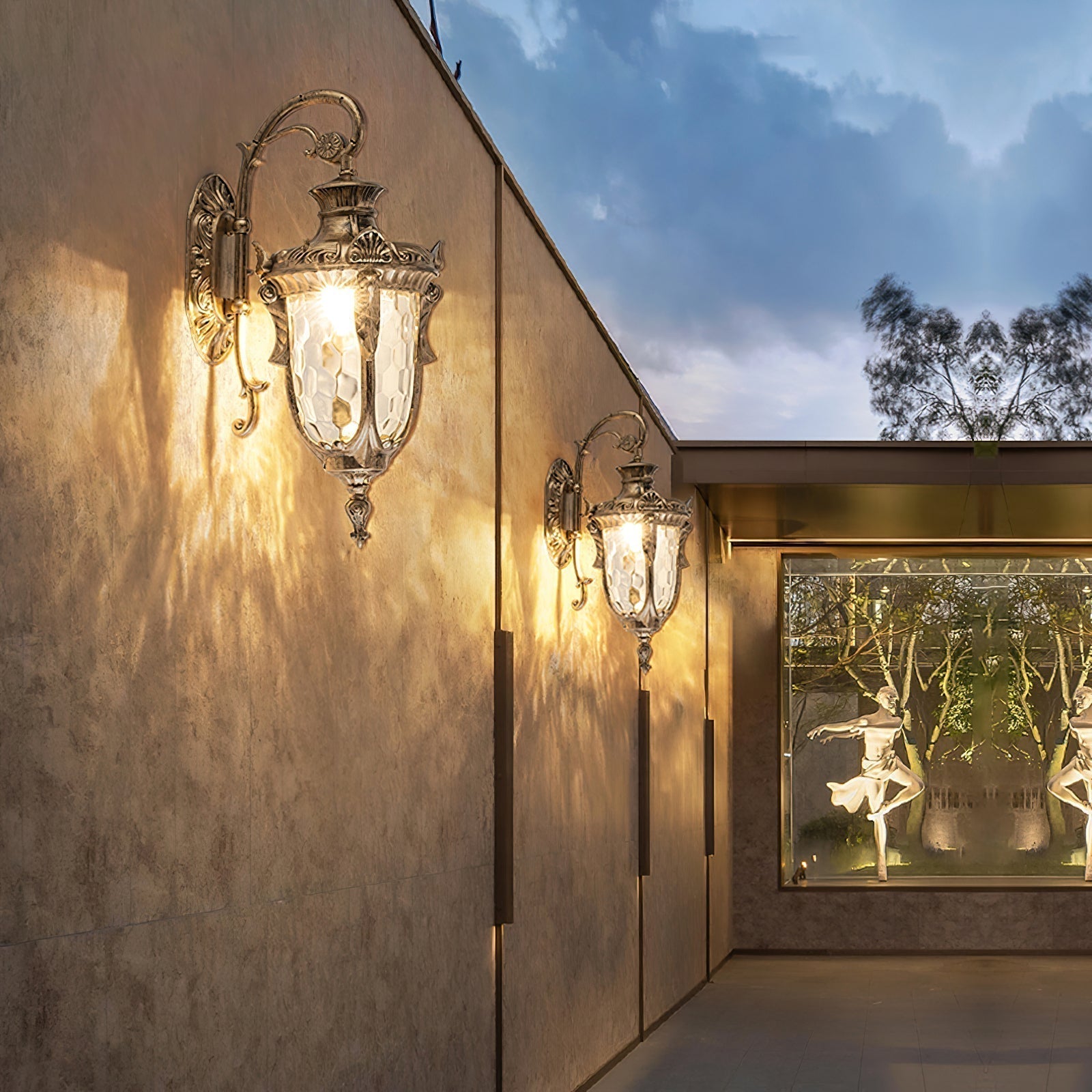 Fiorase Antique Glam Wall Lamp - Letslighting
