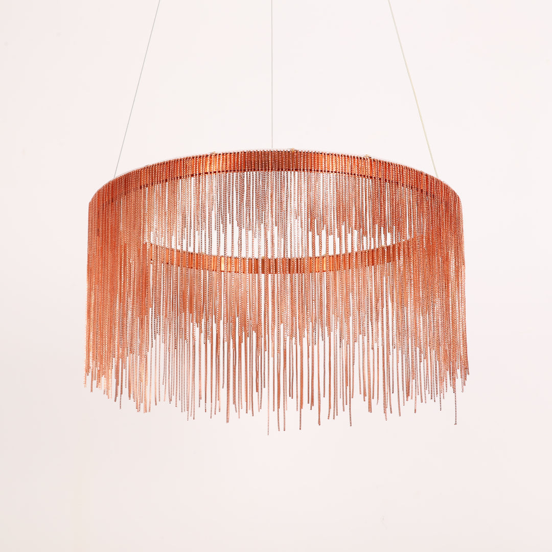 Arisha Lusso LED Lampada a Sospensione Catena Nappa