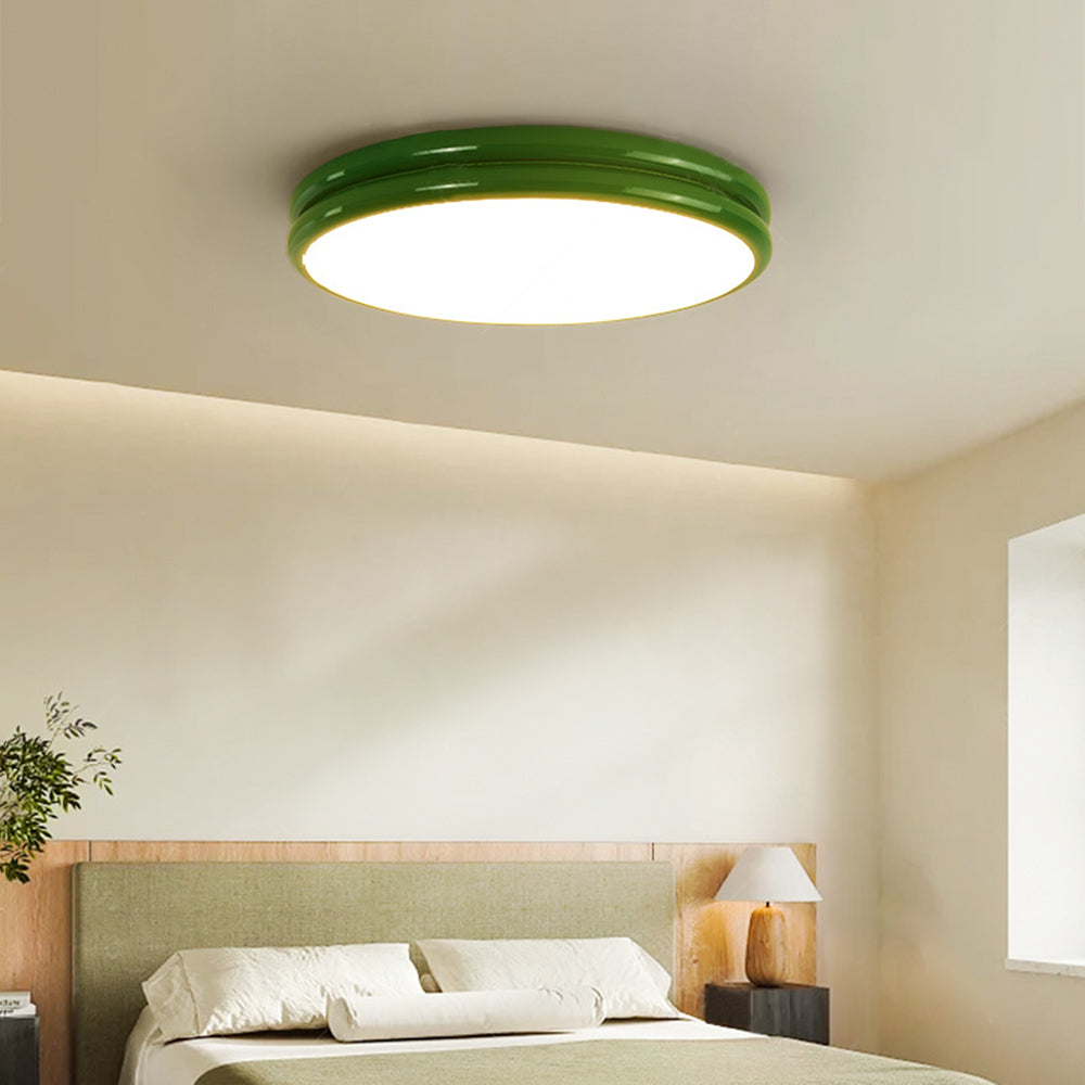 Valentina Moderno Metallo Acrilico Plafoniera Crema Rosso Verde Camera da Letto