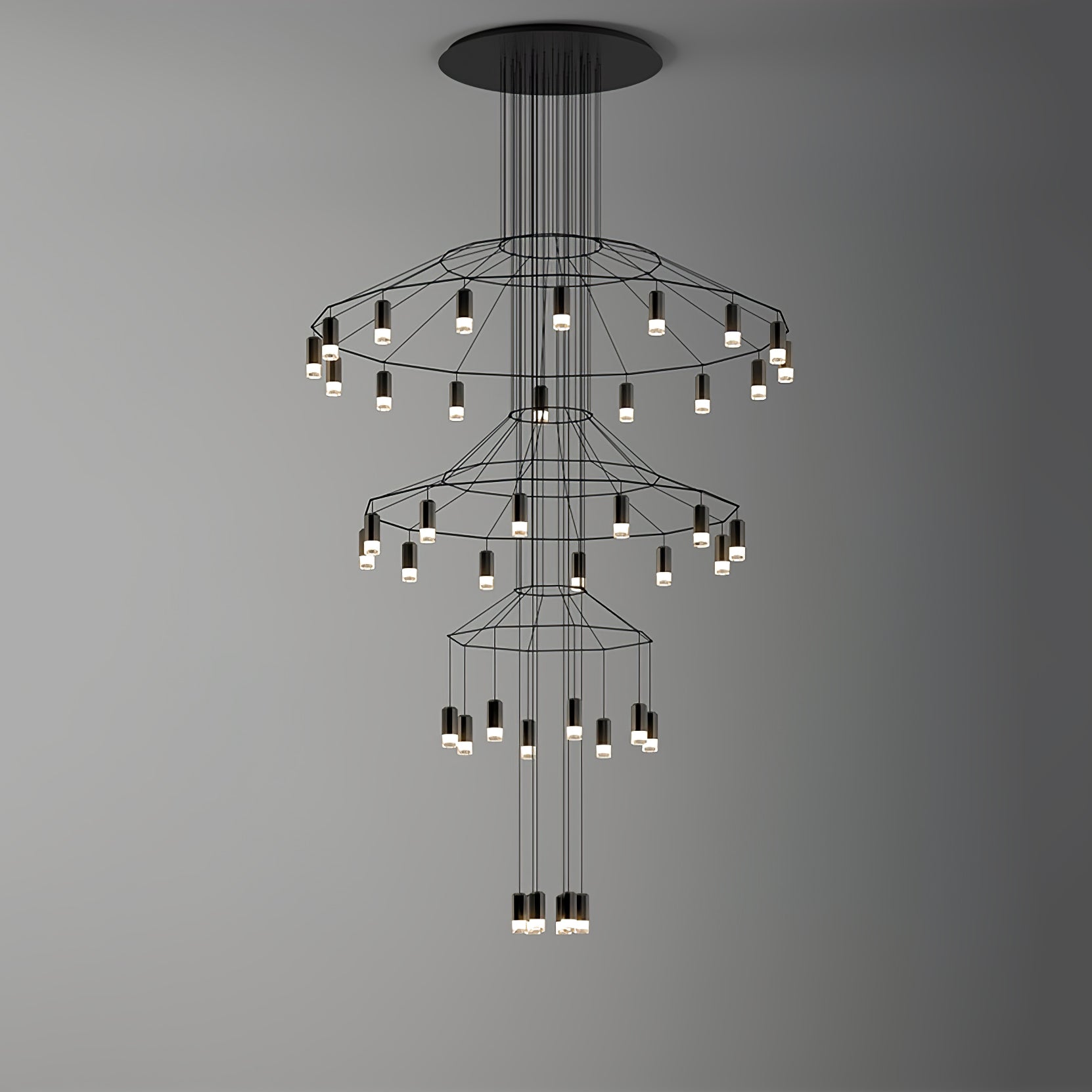 Lines Chandelier - Blowlighting