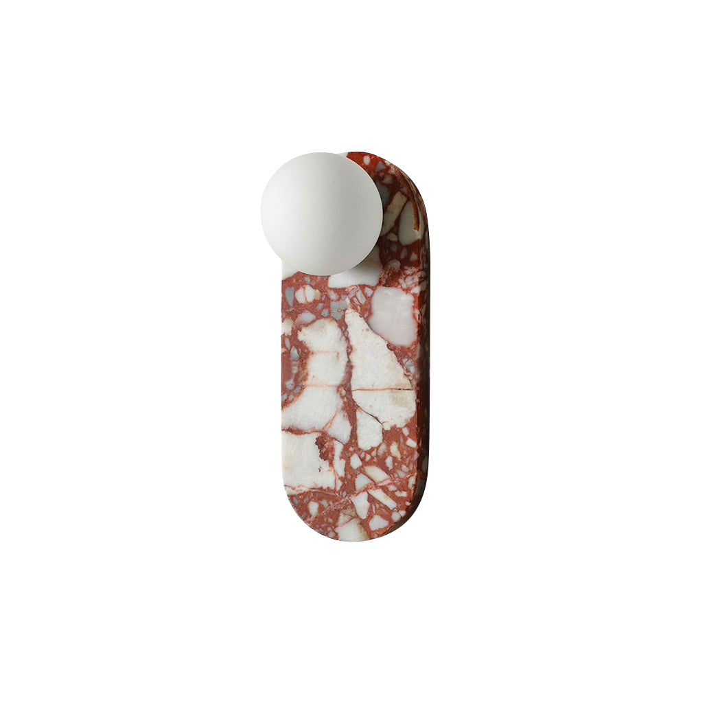 Olnoreth Premium Nordic Art Marble Glass Wall Lamp - Lamp Copper