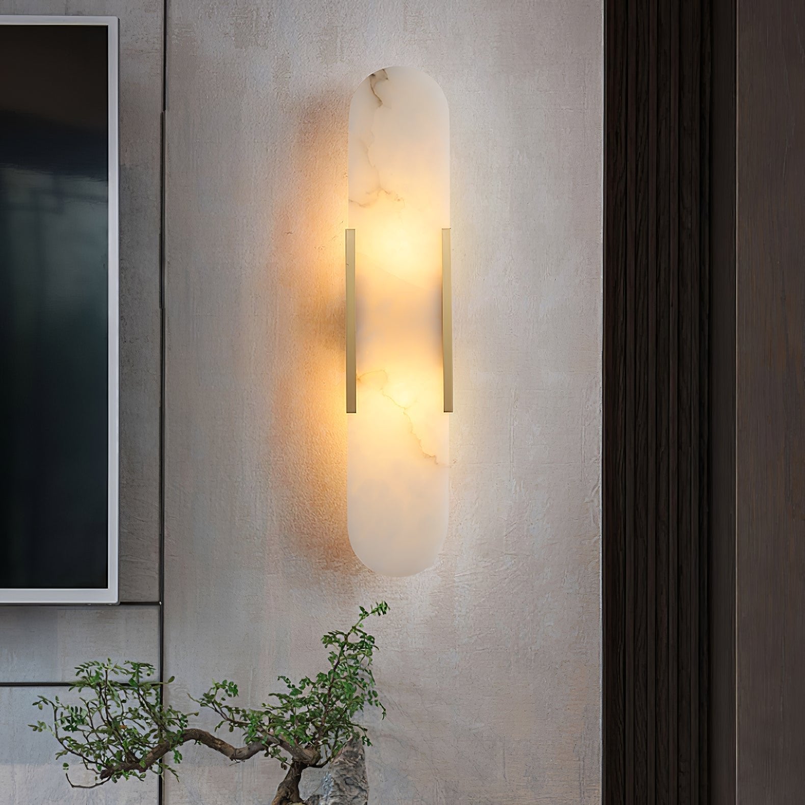 Corenil Wall Lamp Luxury Alabaster