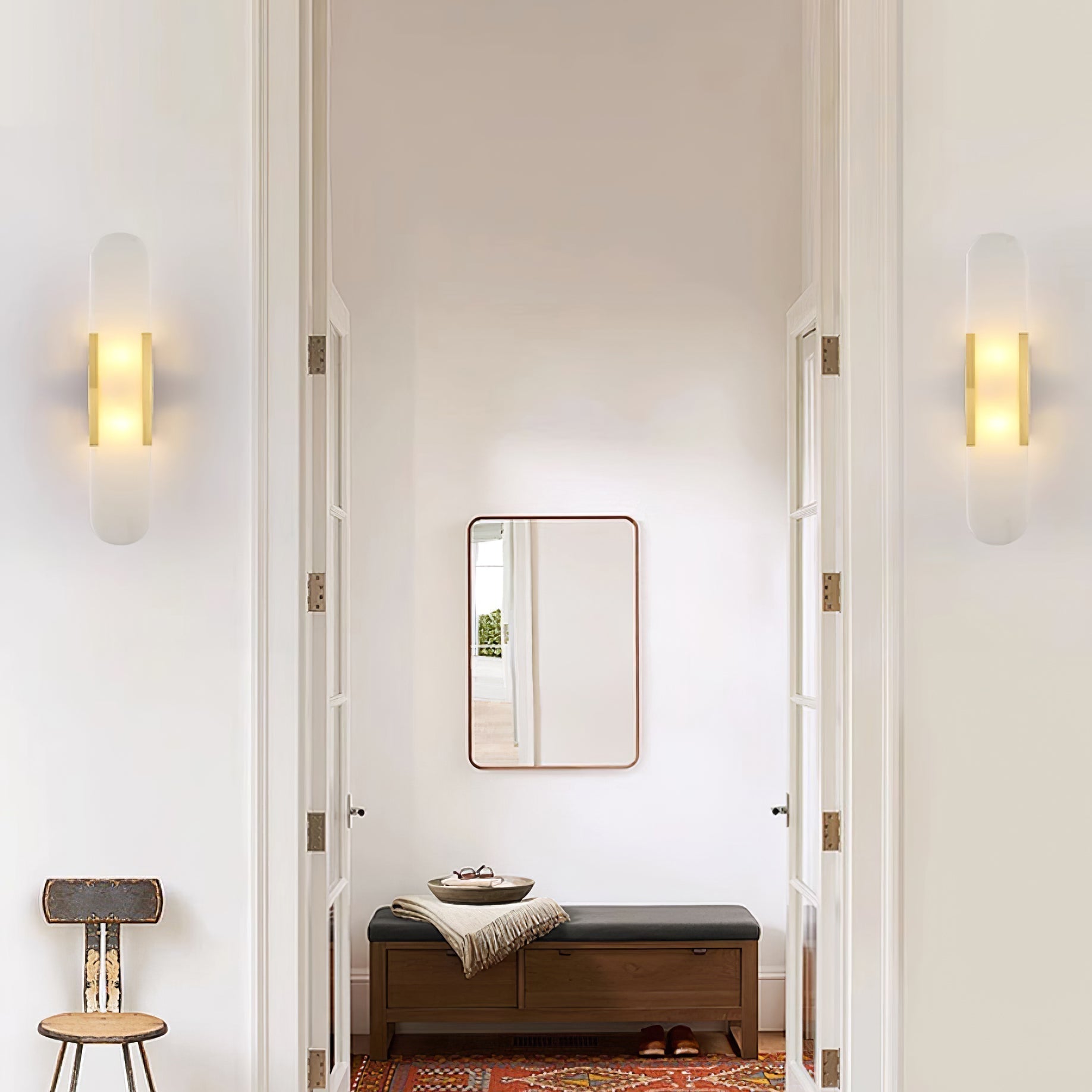 Corenil Wall Lamp Luxury Alabaster
