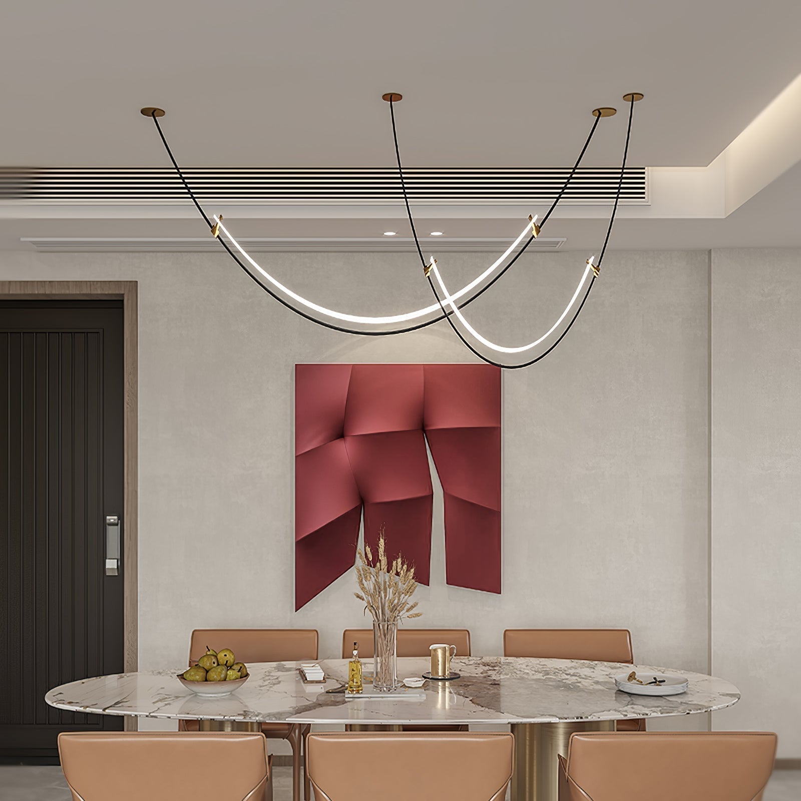 Arisha Lampada a Sospensione LED Curva