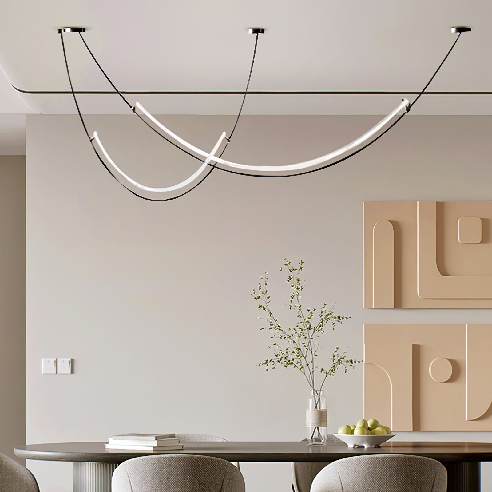 Arisha Lampada a Sospensione LED Curva