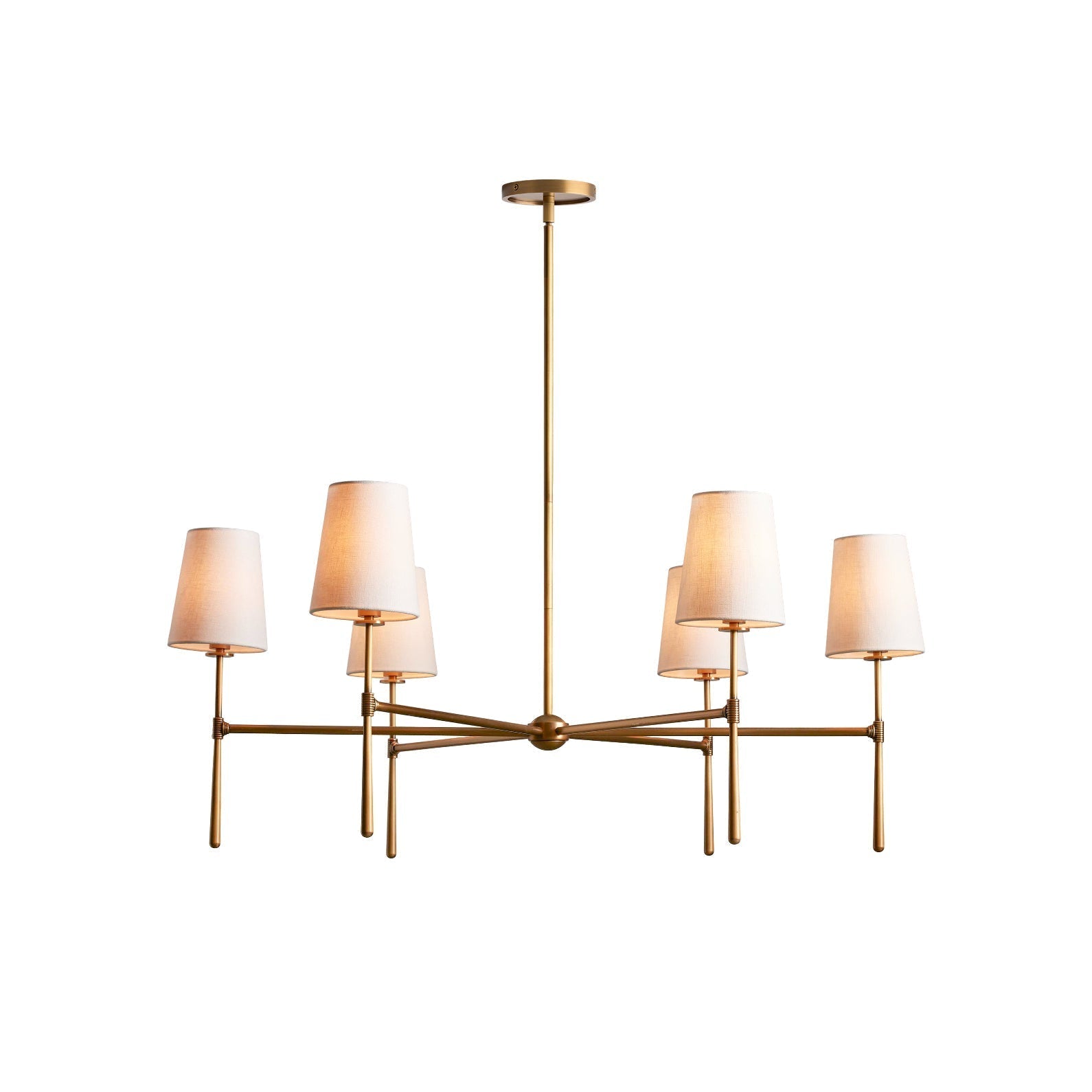 Silva Lampadario a 4/6 Luci Stile Metà Secolo