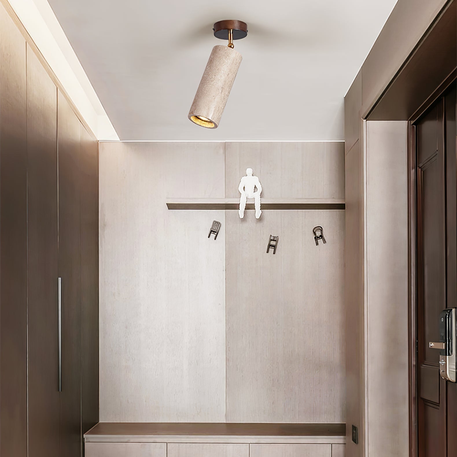 Mycaran Travertine Pendant Light - Neutralighting