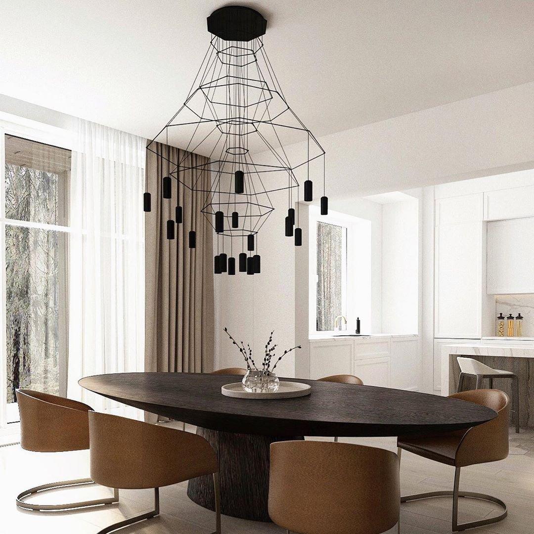 Lines Chandelier - Blowlighting