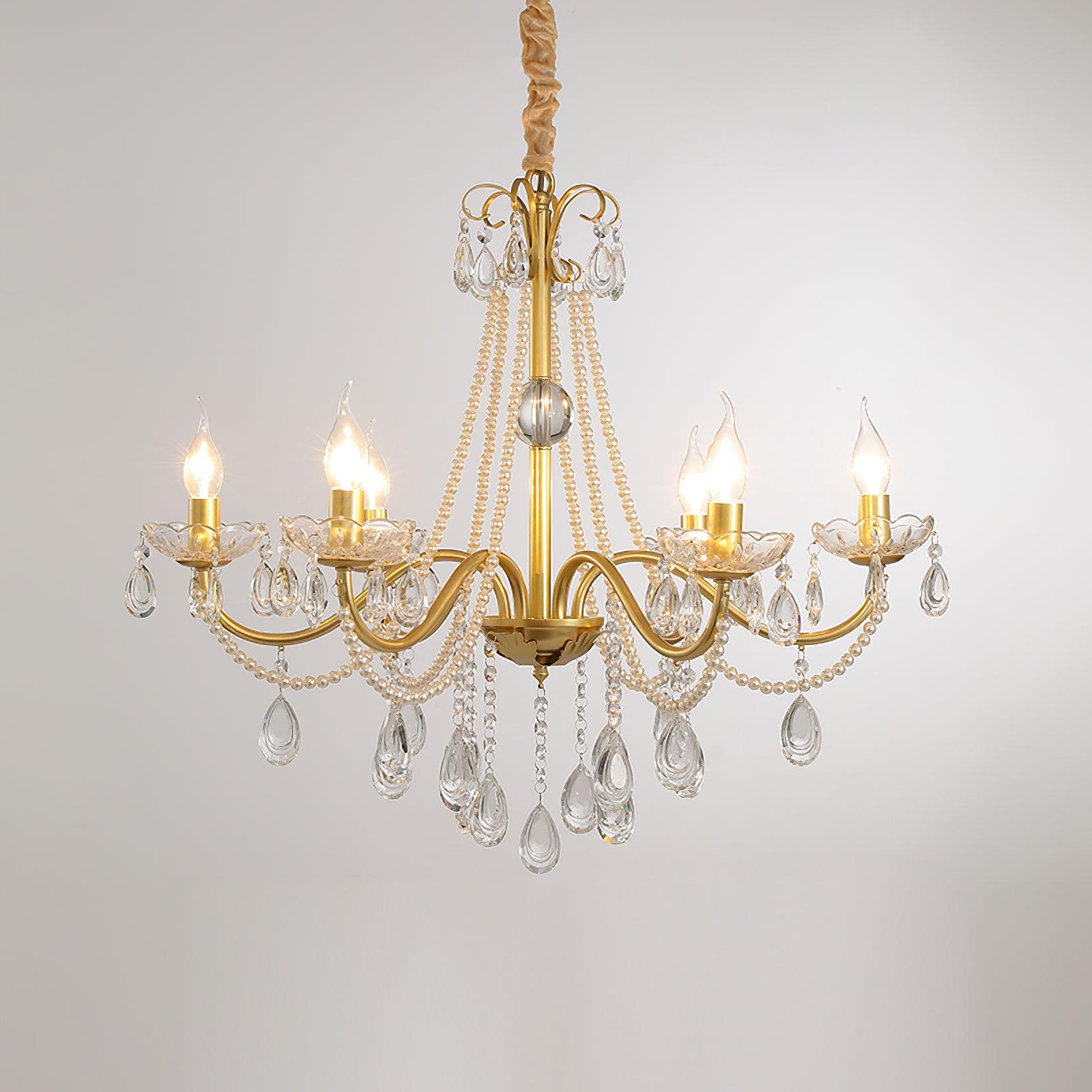 Elysion Gold Crystal Chandelier - Letslighting