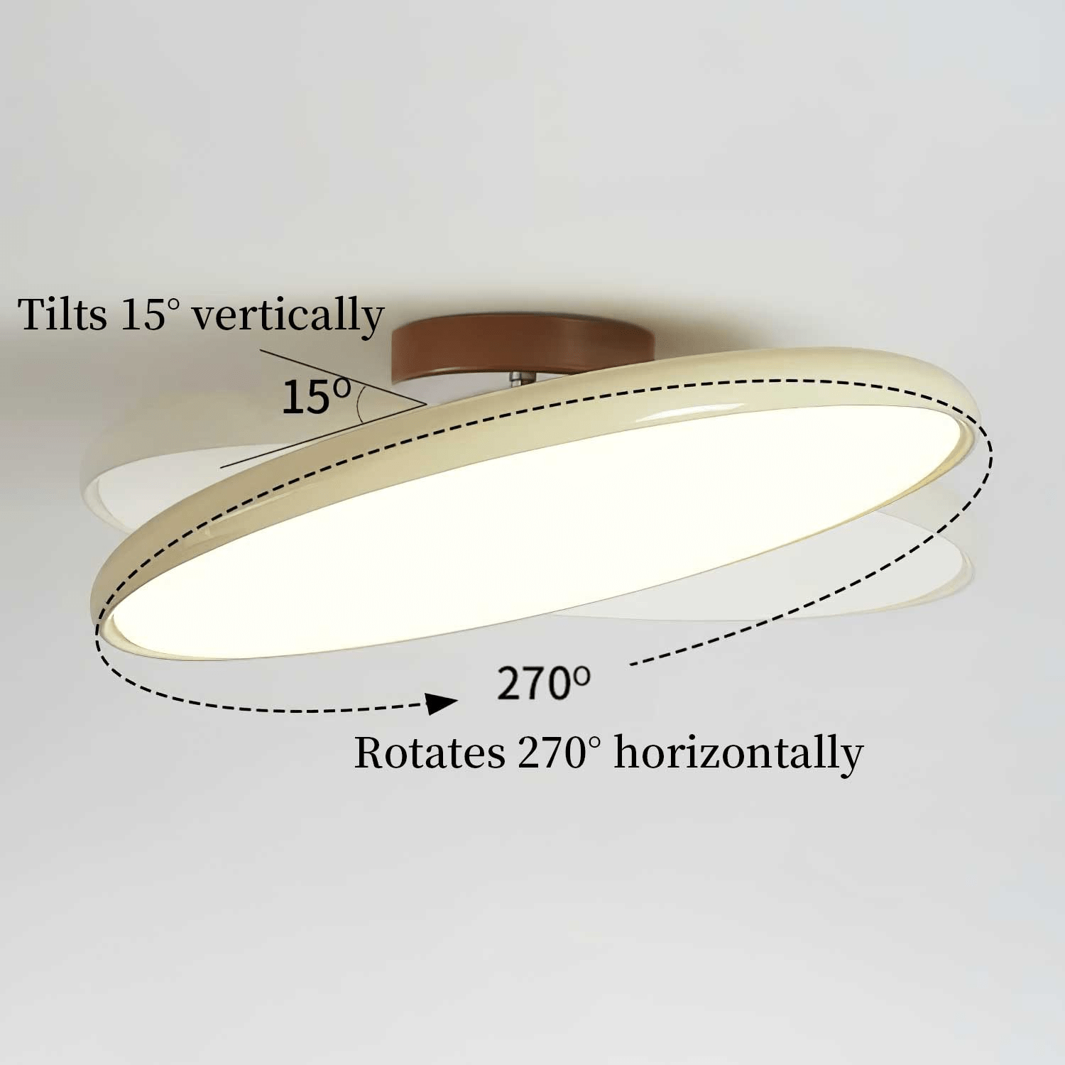 Aria Lampada da Soffitto Regolabile Colorata per Camera da Letto