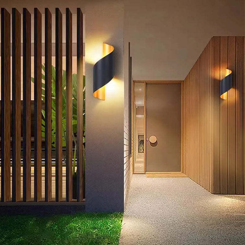 Marqen Wall Lamp Modern Conch Shape Spiral Outdoor