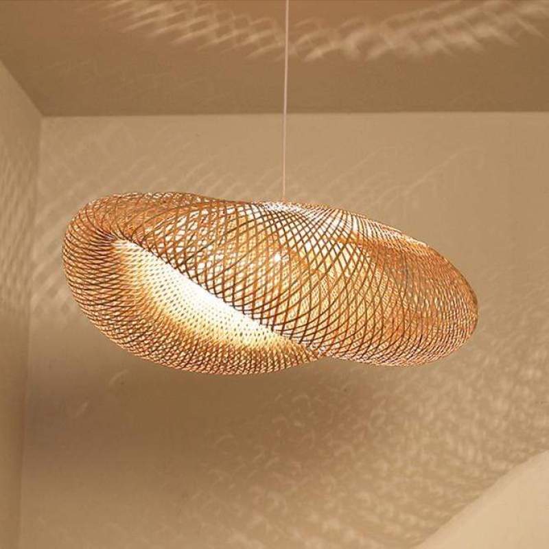 Ritta Moderne LED Lampade a Sospensione Bambù Sala da Pranzo/Cucina