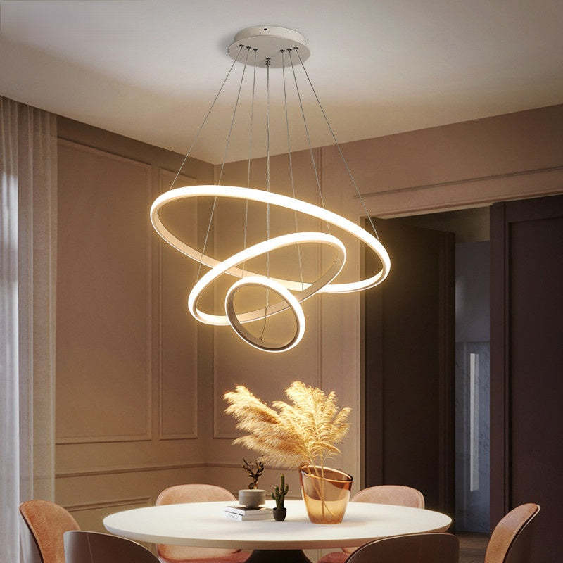 Tavonex Modern Ring Pendant Light, 2/3/4 Rings