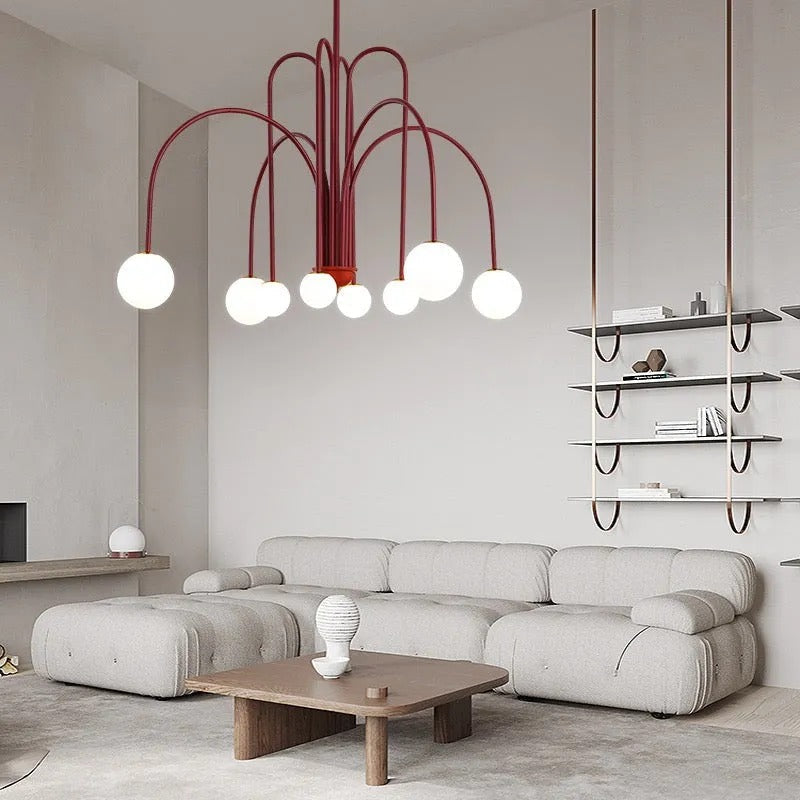 Arvyn Pendant Light Double Layer Glass Bubble