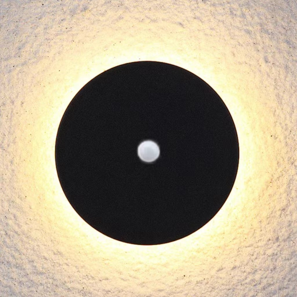 Dori Minimalist Round/Square Outdoor Wall Lamp LED, Black/White