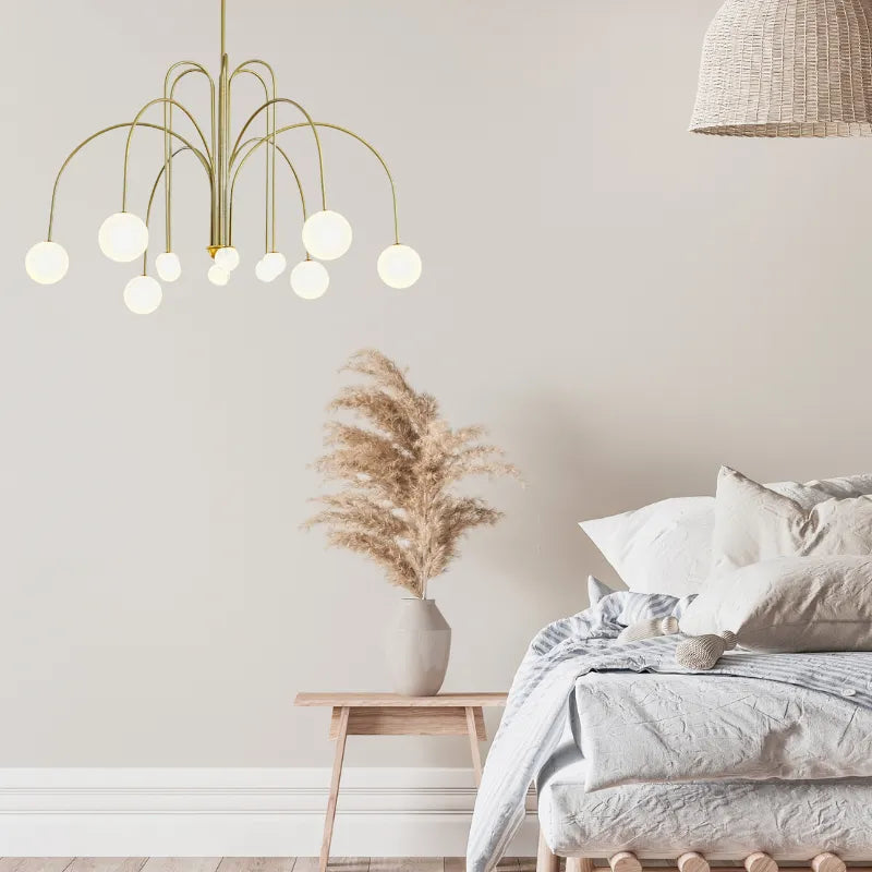 Arvyn Pendant Light Double Layer Glass Bubble