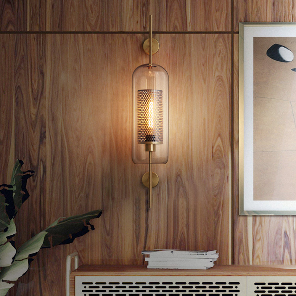 Seniq Industrial Classy Global Clear Glass Wall Lamp