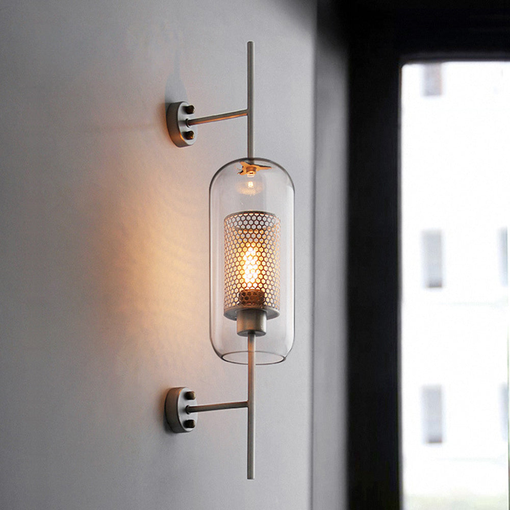 Seniq Industrial Classy Global Clear Glass Wall Lamp
