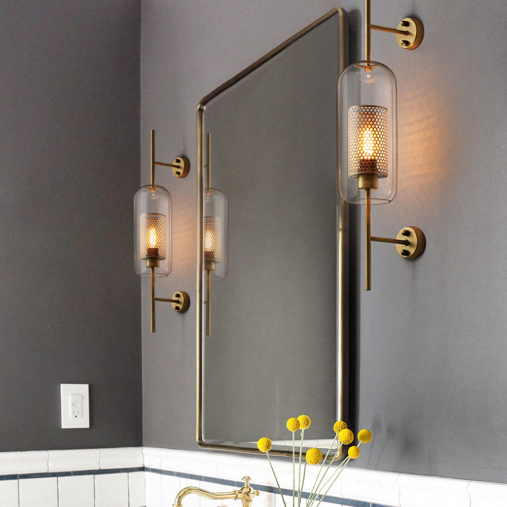 Seniq Industrial Classy Global Clear Glass Wall Lamp