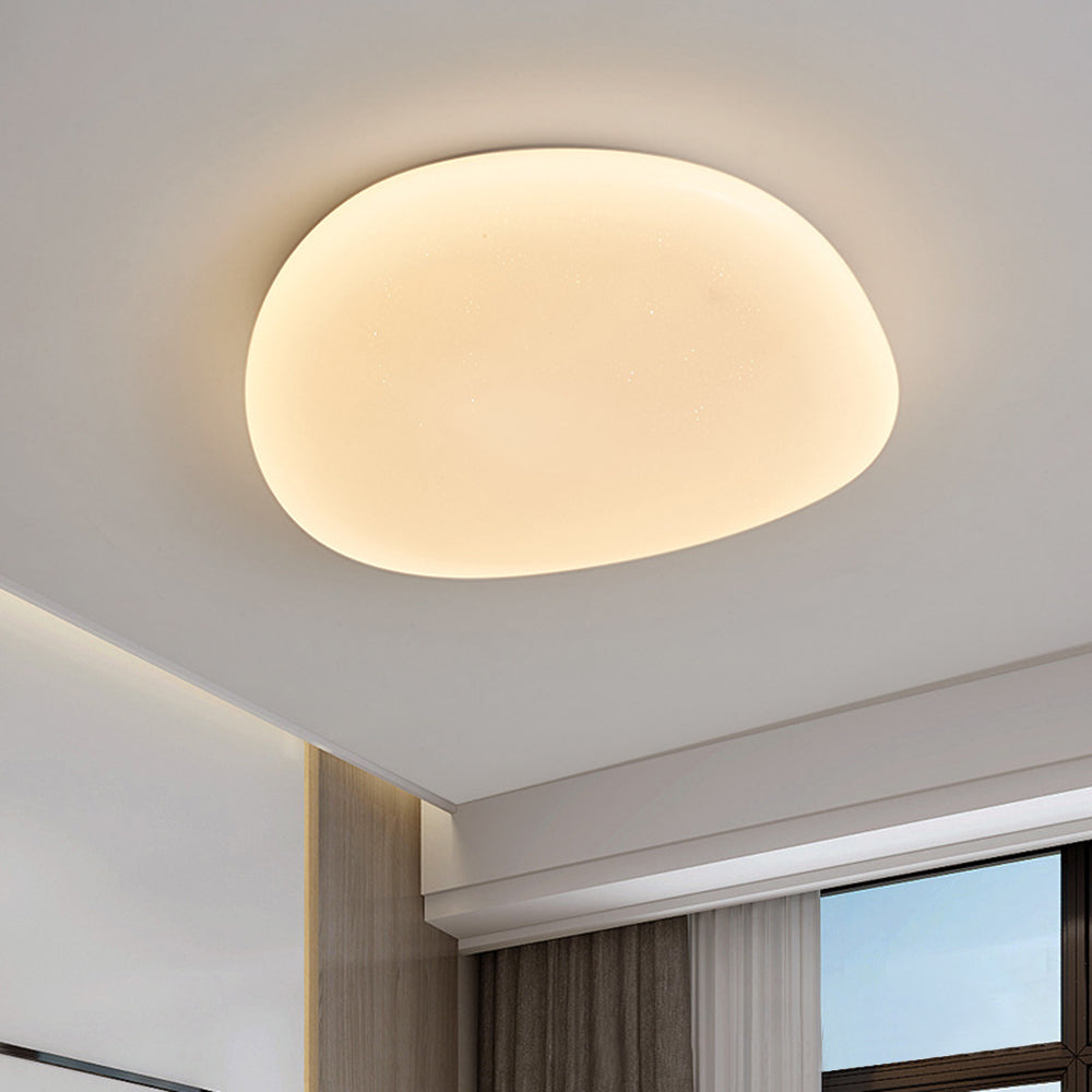 Raviq Flush Mount Ceiling Light, Pebbles Shape