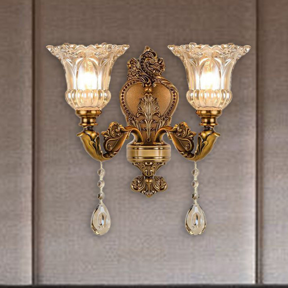 Calixo Wall Lamp Vintage Flor /Glass Gold