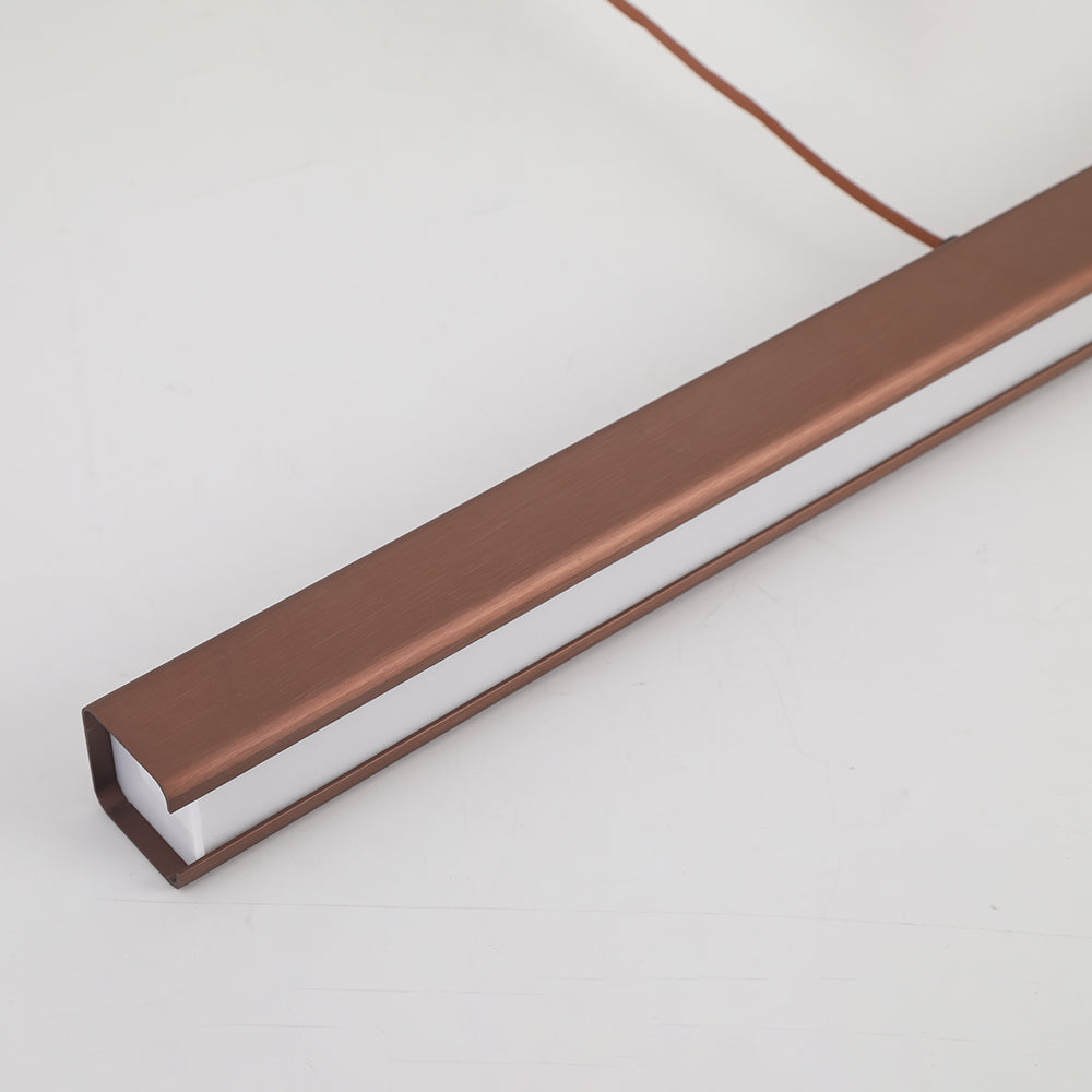 Lerin Modern Linear LED Pendant Light Black/Brown